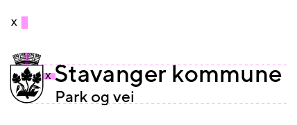 Stavanger kommune skilting med virksomhetsnavn