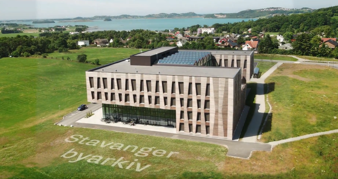 Bilde av Arkivenes Hus, stillbilde fra film Bilde av Arkivenes Hus, stillbilde fra film