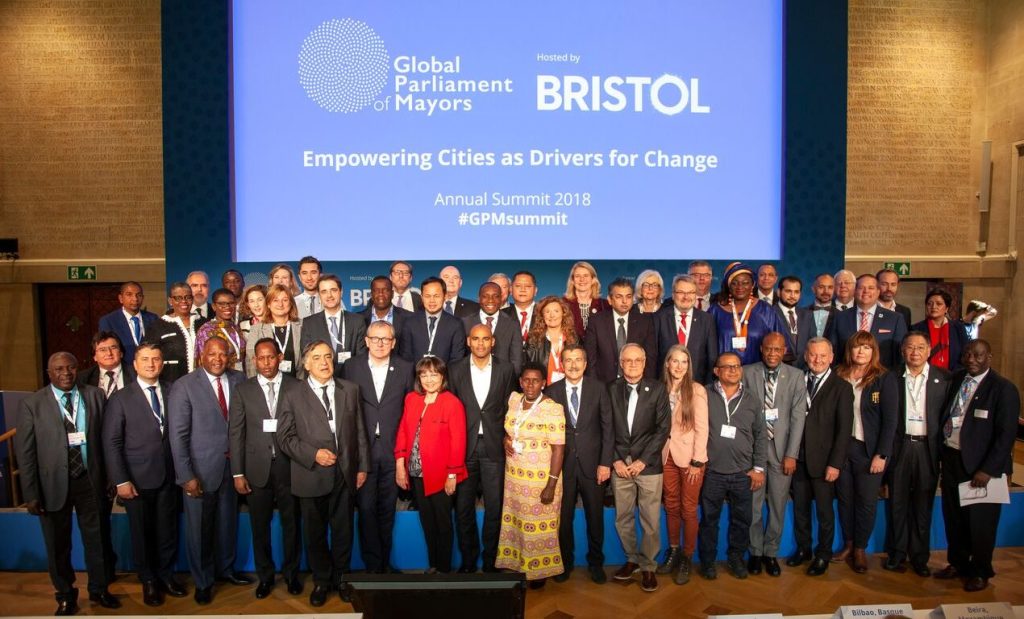 Nærmere 80 ordførere fra hele verden deltok på toppmøtet i Bristol.