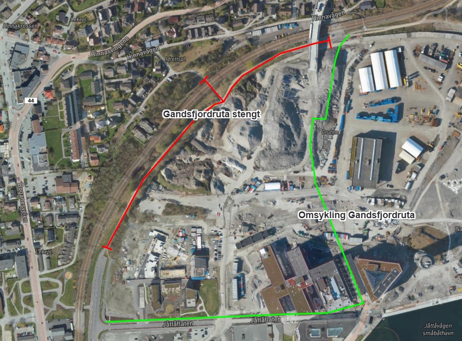 Omsykling Gandsfjordruta Hinna