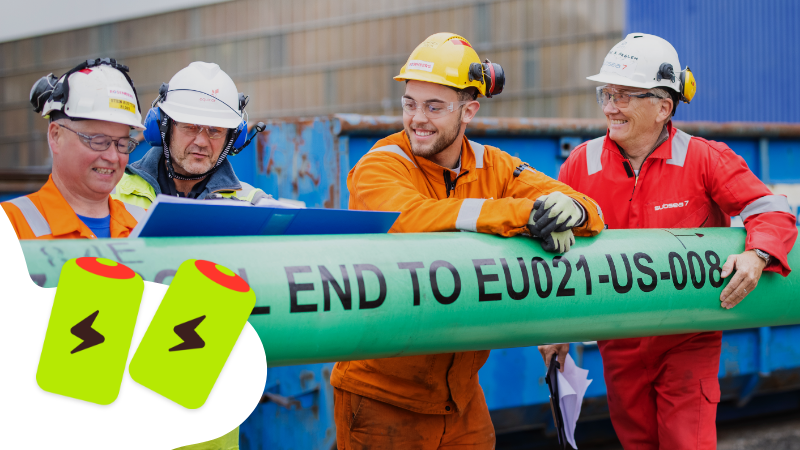 Tre menn på Rosenberg verftet 