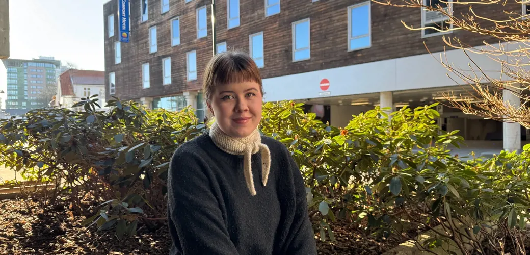 Johanna Warberg smiler.