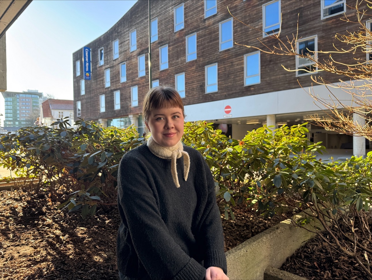 Johanna Warberg smiler.