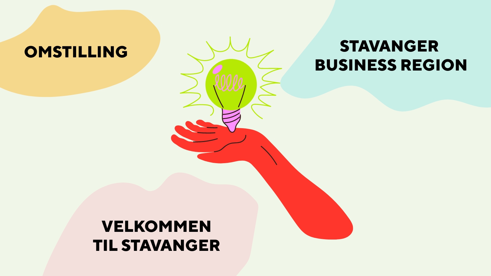 Innsatsområder: Omstilling, Stavanger Business Region og Velkommen til Stavanger