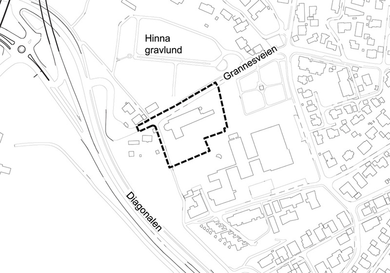 Oversiktskart med plangrense