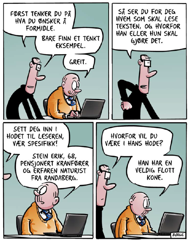 Lunch-tegneserie - forklaring kommer!