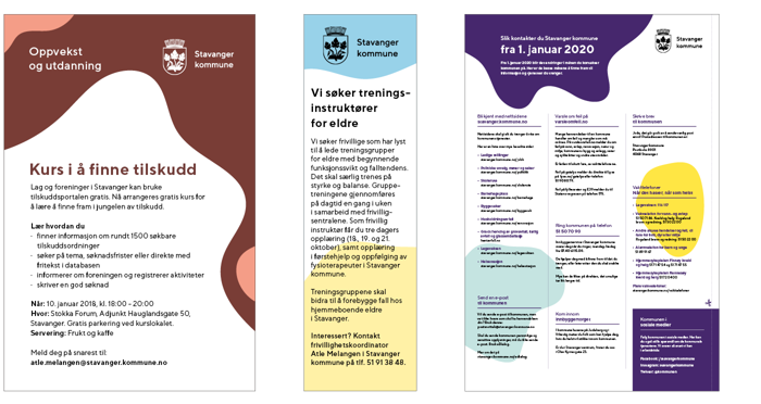 Eksempler kunngjøringsannonser - Stavanger kommune
