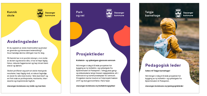 Eksempler på stilingsannonser print - Stavanger kommune