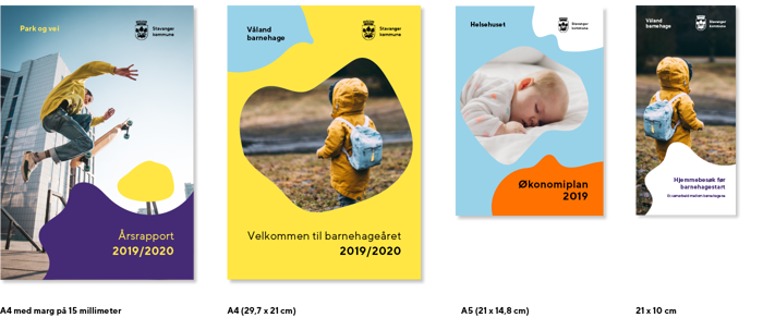 Eksempel på trykksaker formater - Stavanger kommune