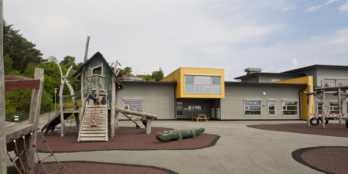 Barnehagebygg fra utsiden