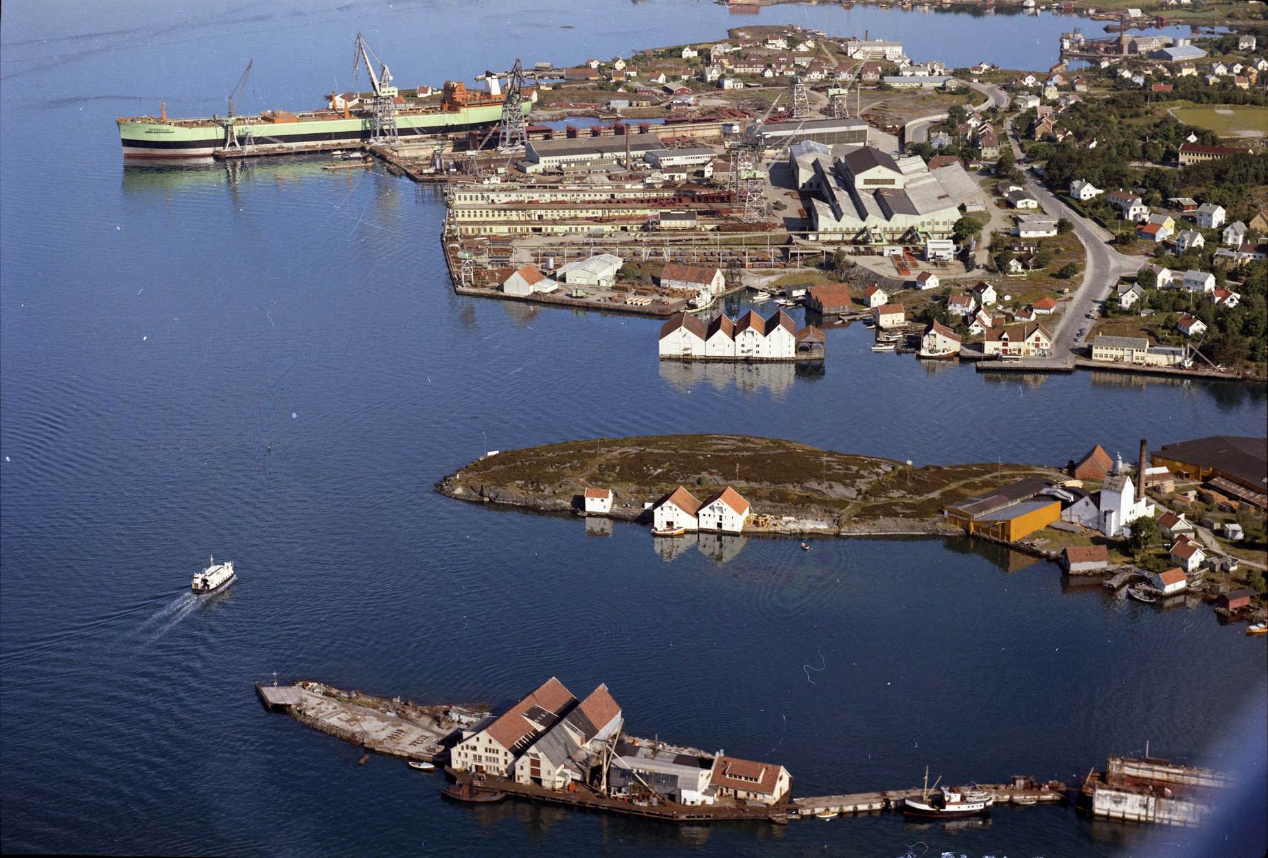 Gammelt flyfoto av Rosenberg