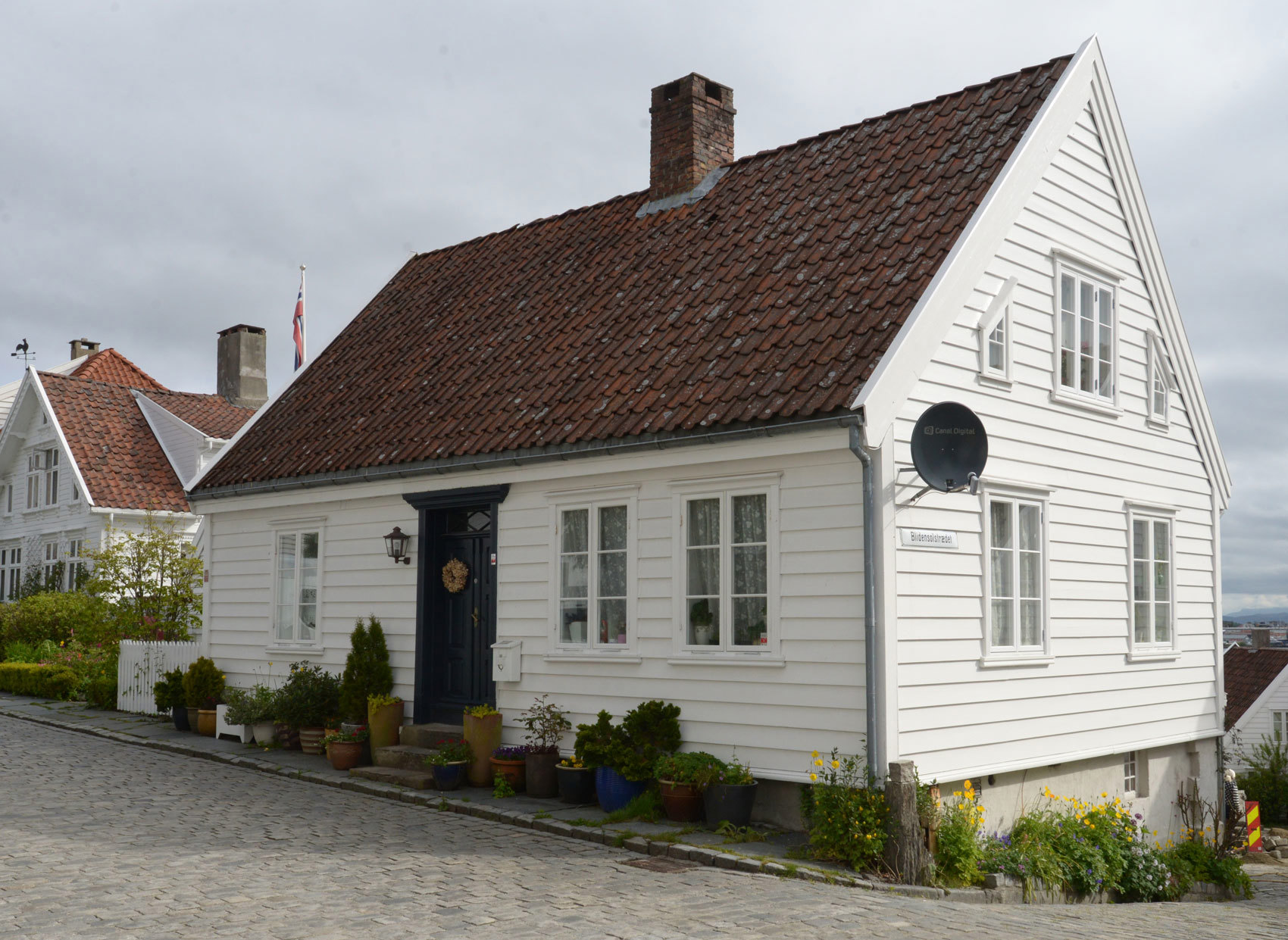 Typisk klassisistisk hus.