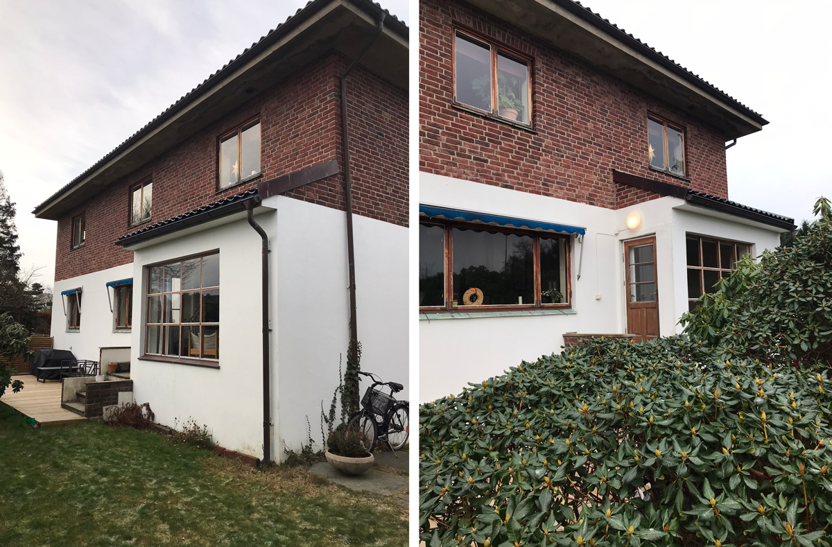 detaljbilder fra huset på Stokka