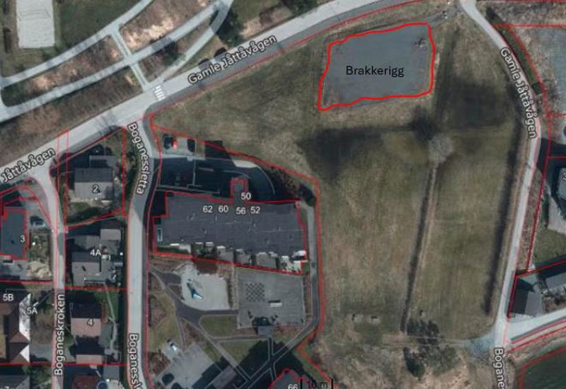 Oversikt brakkerigg i Boganeskroken