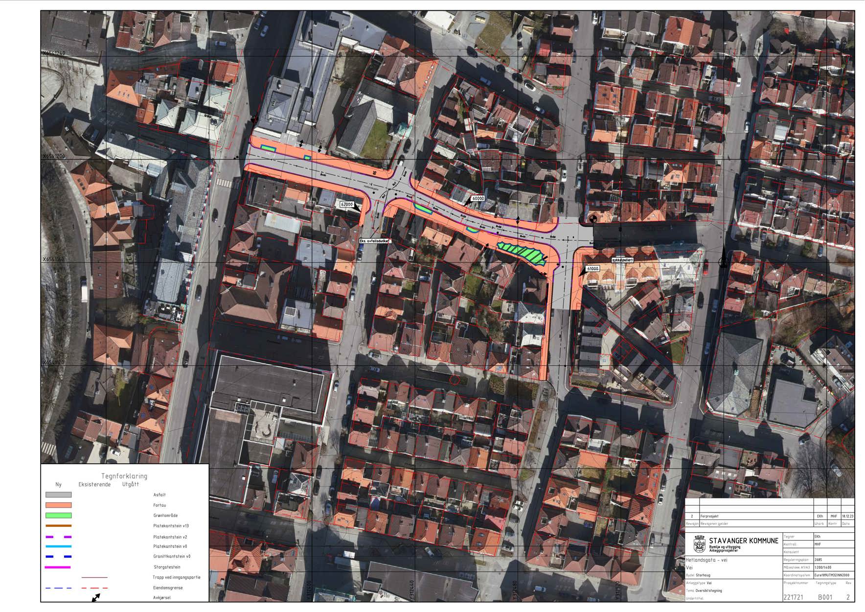 Tegning av fremtidige Hetlandsgata