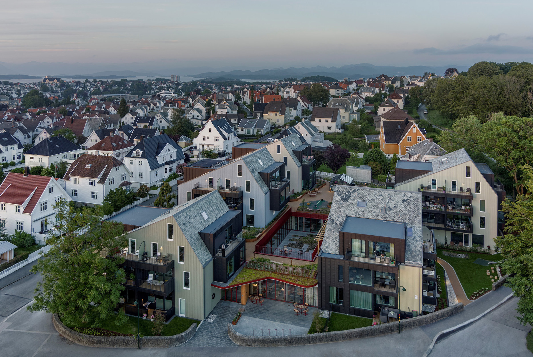 Vålandstun sin beliggenhet på Våland. Foto: Sindre Ellingsen.