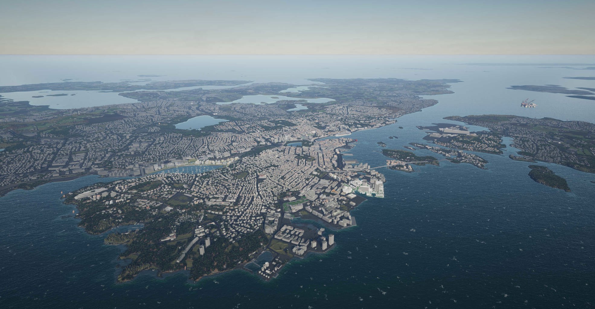 Bilde av Stavanger by i bymodellen