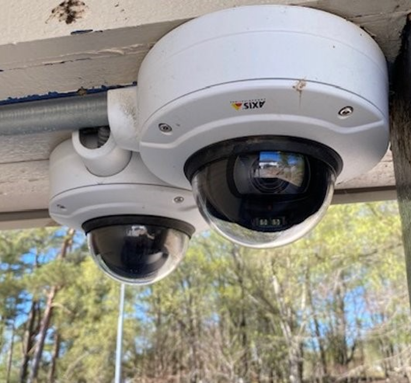 Kamera på Godeset skole