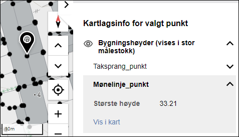 Stavangerkart eksempel klikk i kartet høyde