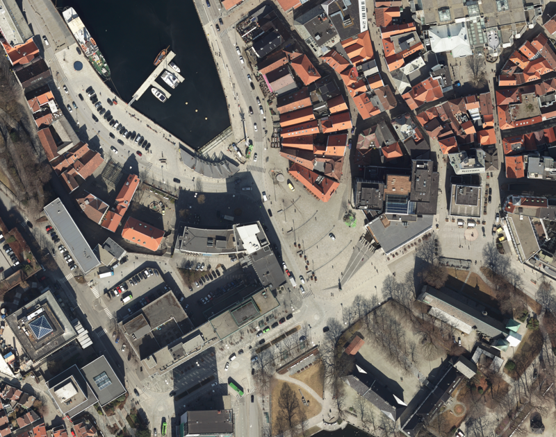 Ortofoto av tusenårsstedet