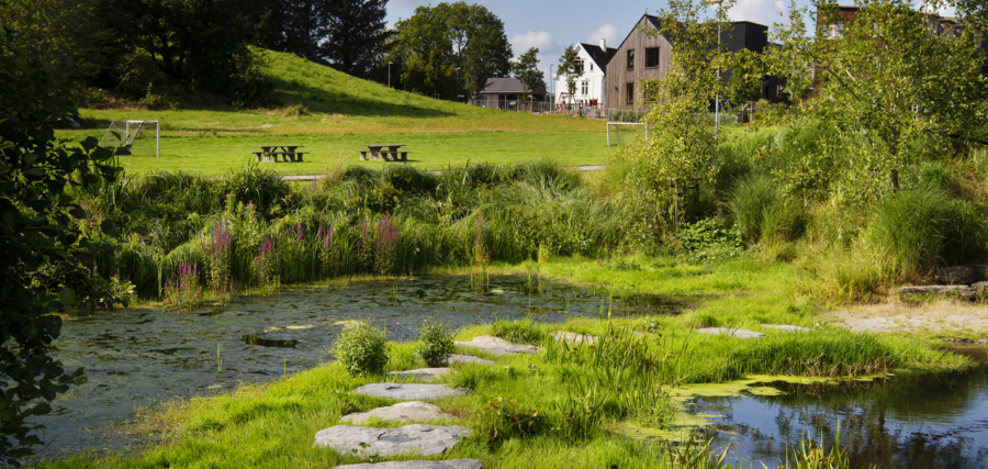 Bilde av dam ved Emmaus på Storhaug
