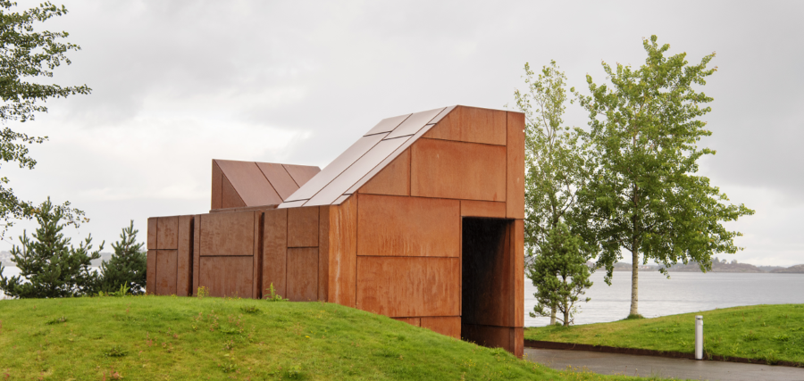 Bilde av pumpestasjon i Kvitsøygata