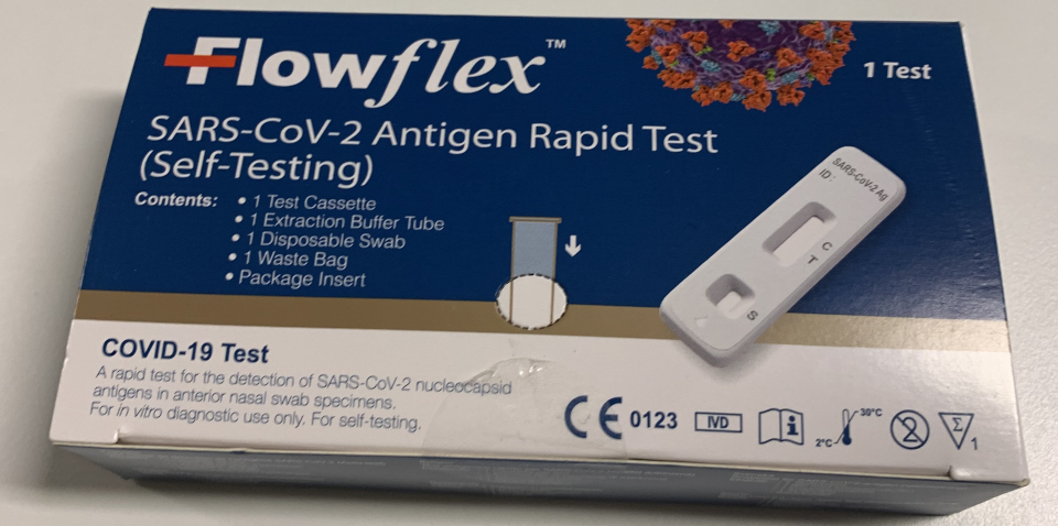 Hurtigtesten som deles ut av Stavanger kommune til elever og barnehageansatte.