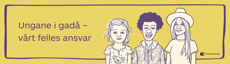 Ungane i gadå - banner