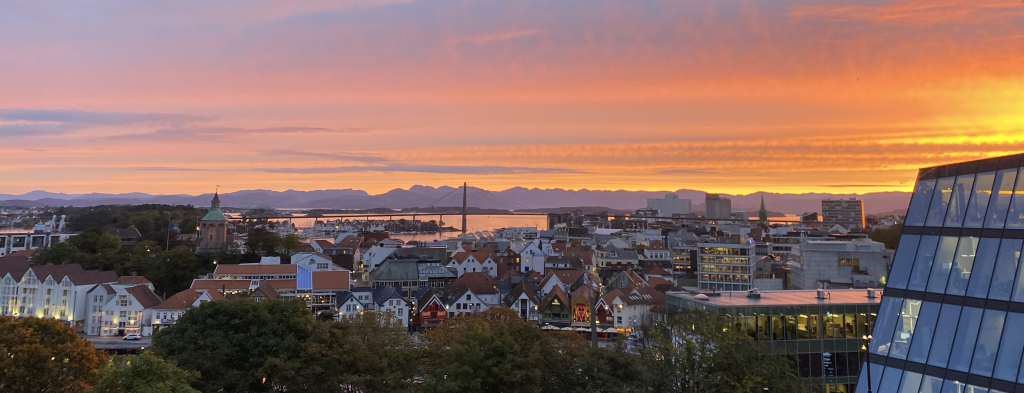 Utsikt over Stavanger sentrum