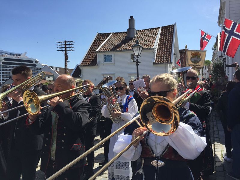 Korps i gamle Stavanger