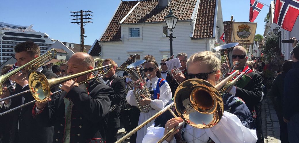 Korps i gamle Stavanger
