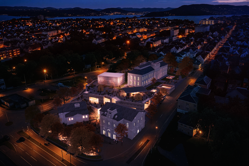 De seks arkitektteamene som ble valgt ut til å delta i konkurransen om å tegne nytt teater- og museumsbygg, har nå levert løsningsforslagene sine. 