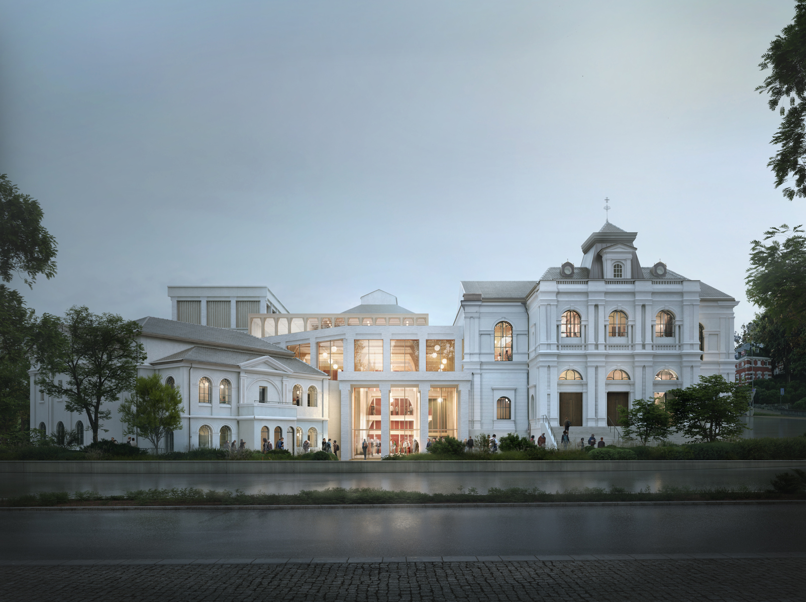 De seks arkitektteamene som ble valgt ut til å delta i konkurransen om å tegne nytt teater- og museumsbygg, har nå levert løsningsforslagene sine.