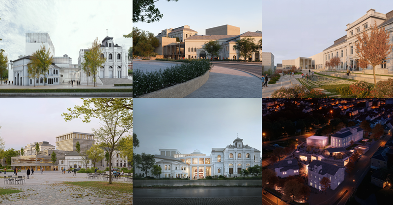 De seks arkitektteamene som ble valgt ut til å delta i konkurransen om å tegne nytt teater- og museumsbygg, har nå levert løsningsforslagene sine. 