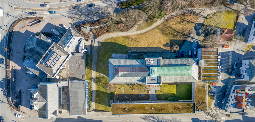 Kannikhøyden sett ovenfra. Kannikhøyden sett ovenfra.