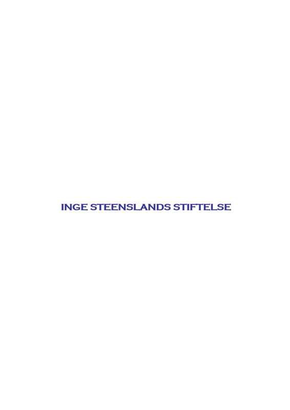 inge steenslands stiftelse logo