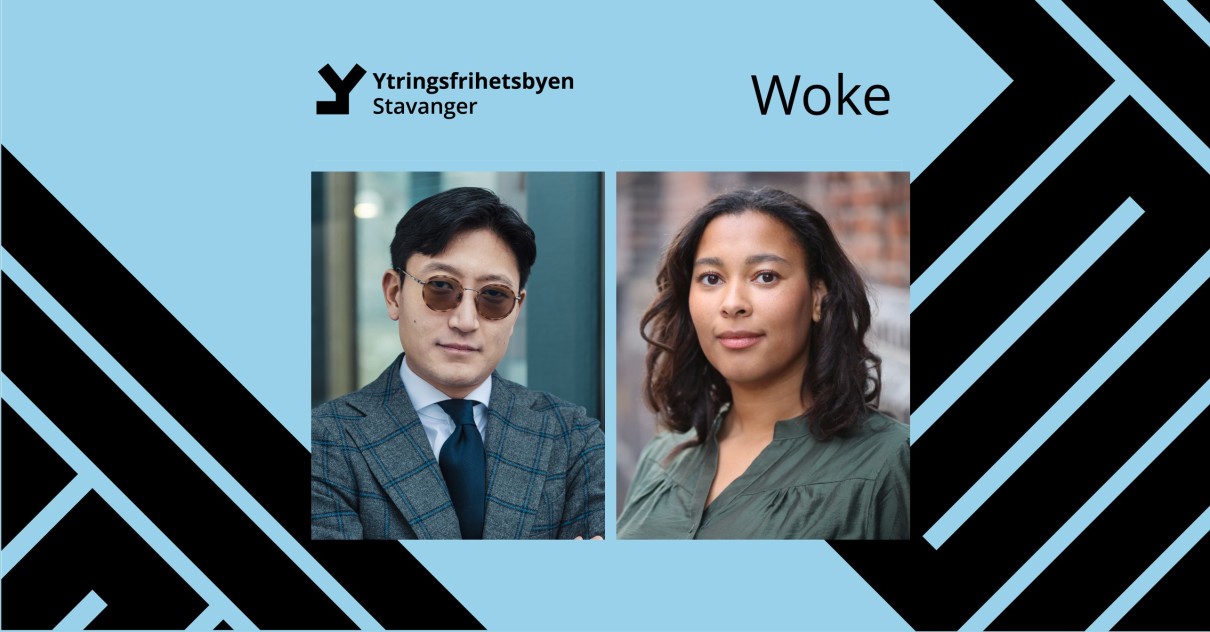  Danby Choi og  Lisa Esohel Knudsen, i samtale om woke.