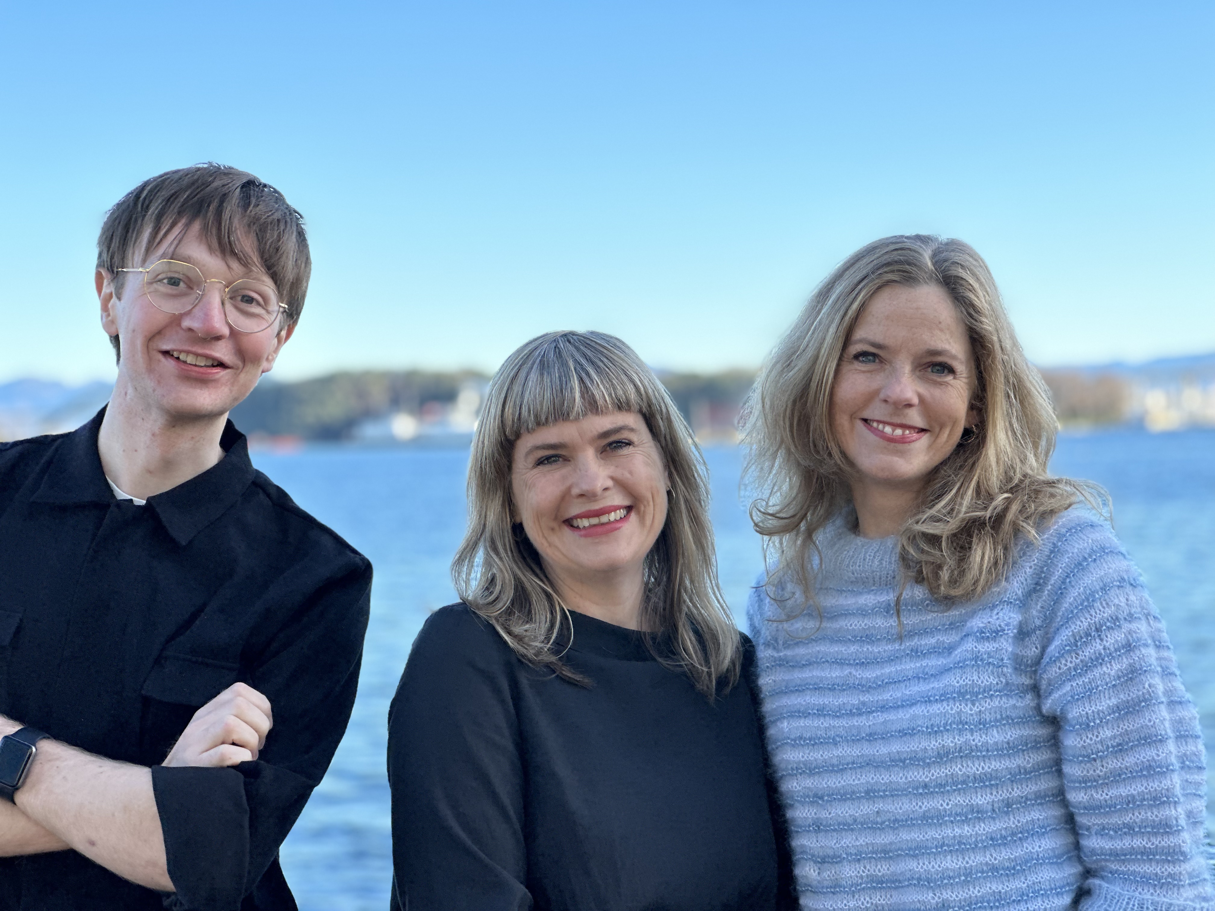 Prosjektgruppe Stavanger 2025: Stian Kristiansen, Stine Honore og Lena Antonius