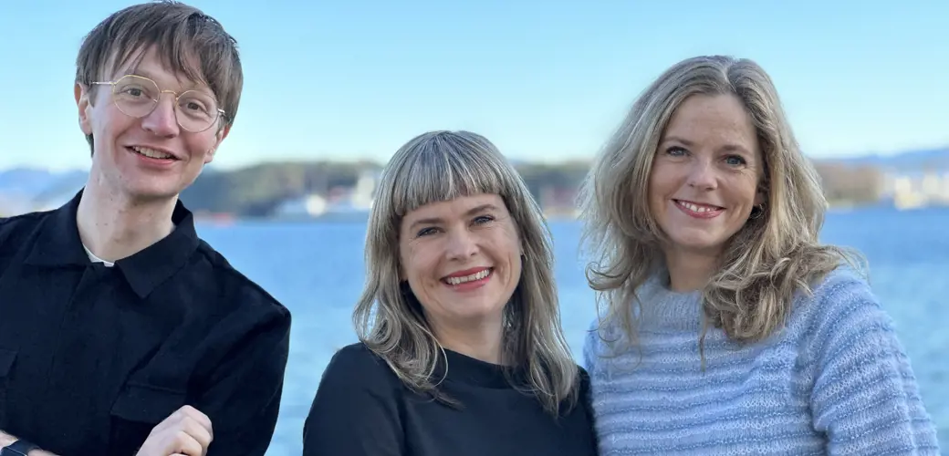 Prosjektgruppe Stavanger 2025: Stian Kristiansen, Stine Honore og Lena Antonius
