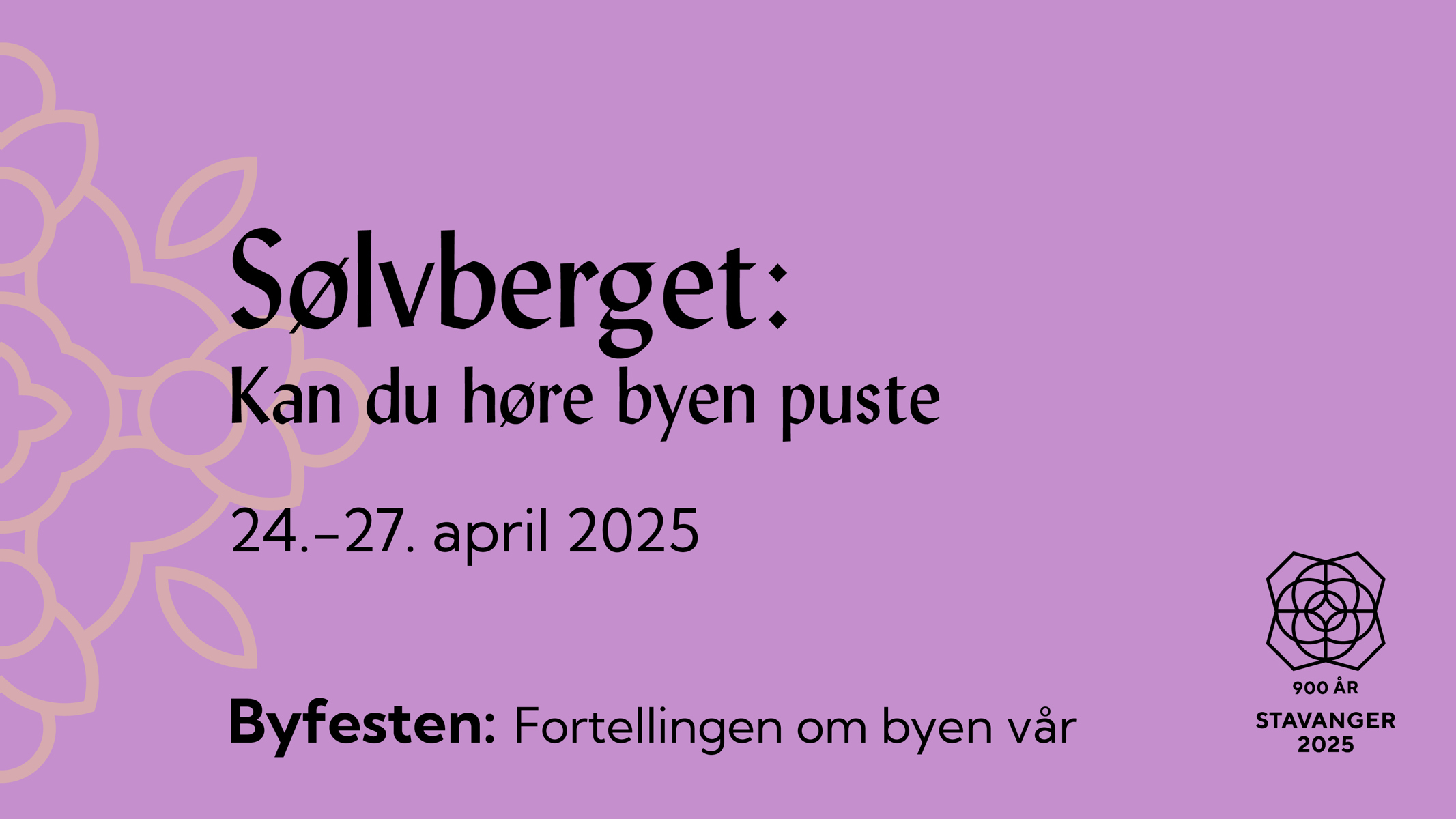 Plakat Sølvberget Byfesten
