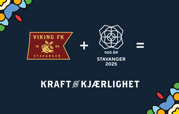 Stavanger 2025 og Viking FK samarbeider i forbindelse med Stavanger 900-årsjubileum