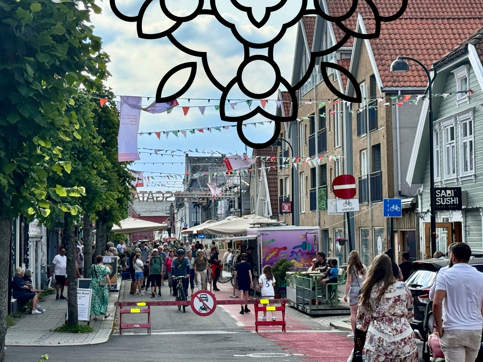 Pedersgata med samspill-ikon