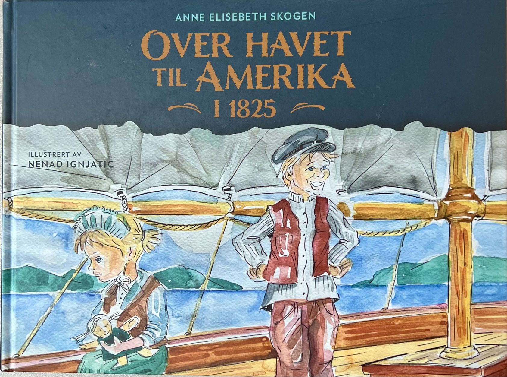 Bilde av boken Over havet til Amerika.