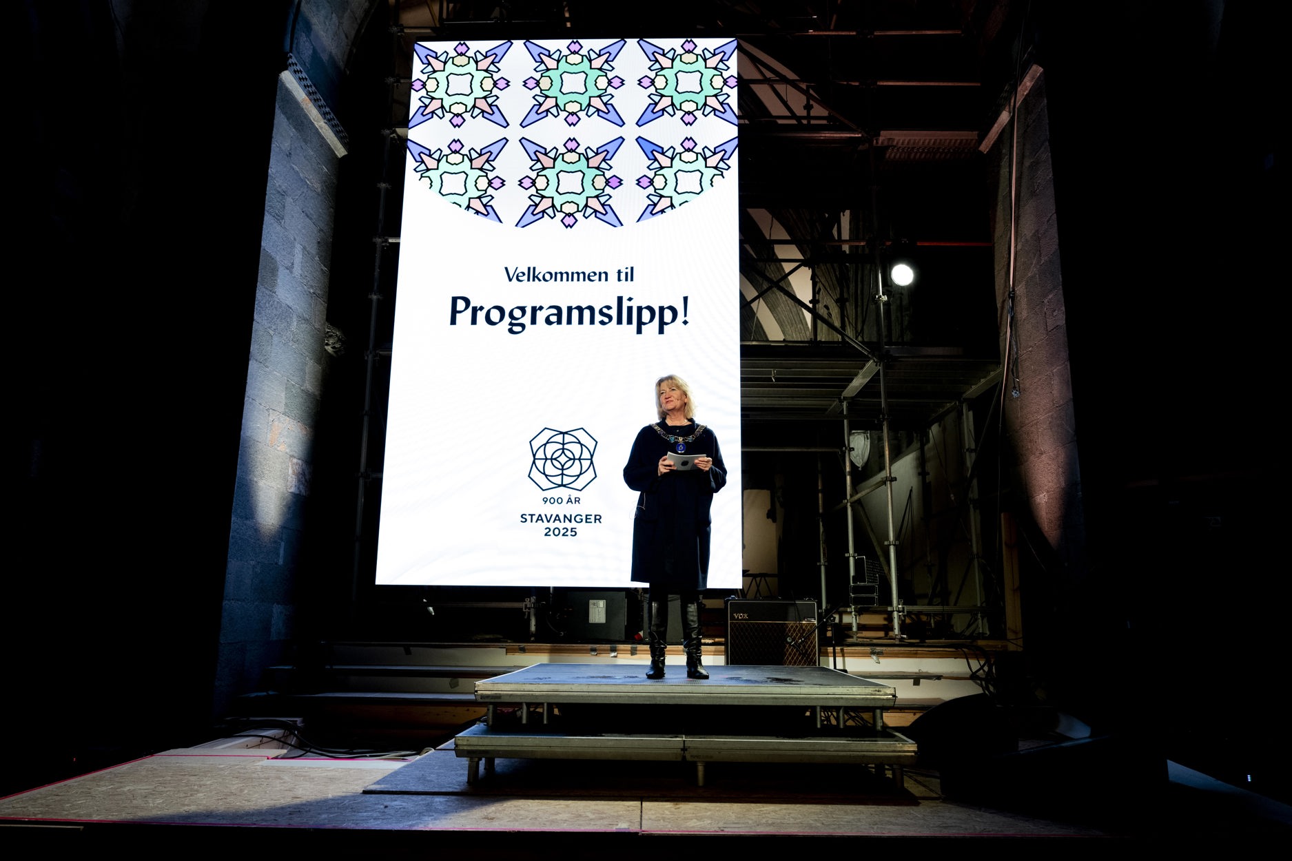 Programslipp med ordfører Sissel Knutsen Hegdal