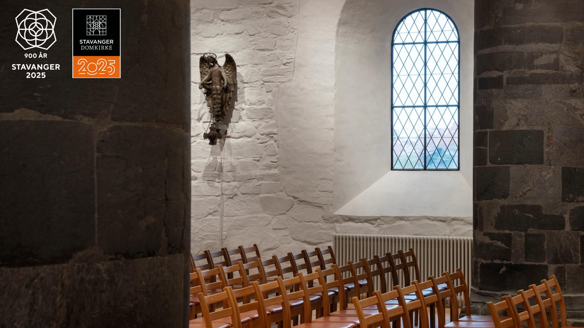 Plakat arrangement om restaurering Stavanger domkirke