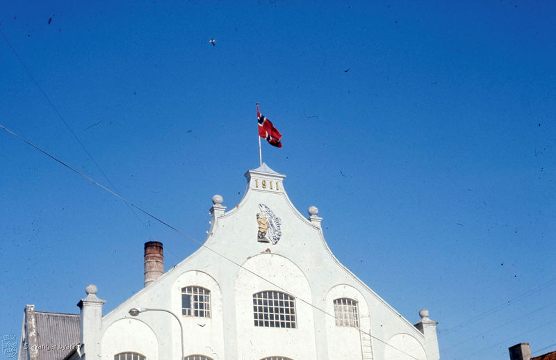 Bjellandfabrikk. Foto Stavanger byarkiv. 