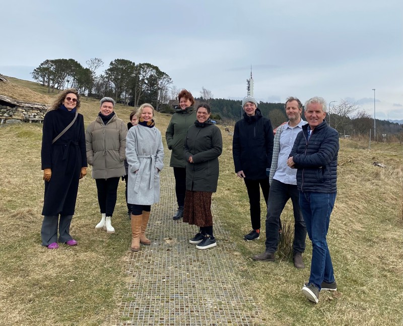 Cecilie Claviez (påtroppende daglig leder Universitetsfondet),  Martha Rødde (Stavanger kommune), Vibecke Lycke Olsen (UiS), Helene Gram (Kunnskapsbyen), Marianne Langeland(Lyse), Stian Kristensen (Stavanger 2025), Ole Madsen (Arkeologisk museum) og Gottfred Tunge (SUS). 