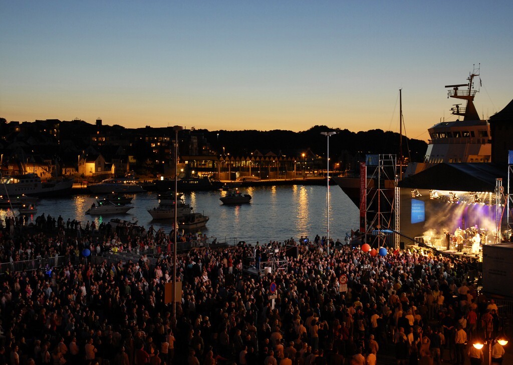 Konsert i Stavanger sentrum. 