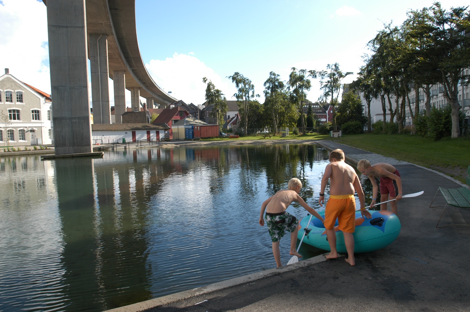 Badedammen i Stavanger. Foto: Ståle Madland Schjelderup