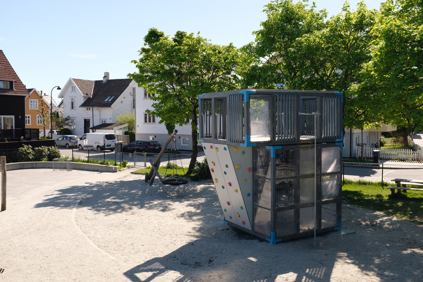 oversiktsbilde over lekeplassen